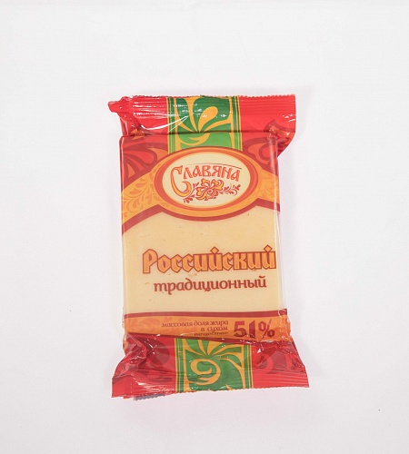 Сыр «Российский традиционный» с массовой долей жира в сухом веществе 51%